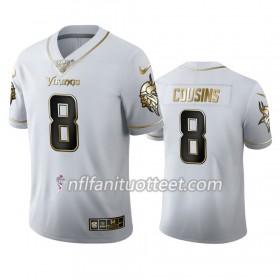 Miesten Minnesota Vikings NFL Pelipaita Kirk Cousins 8 Nike Valkoinen Golden Edition 100th